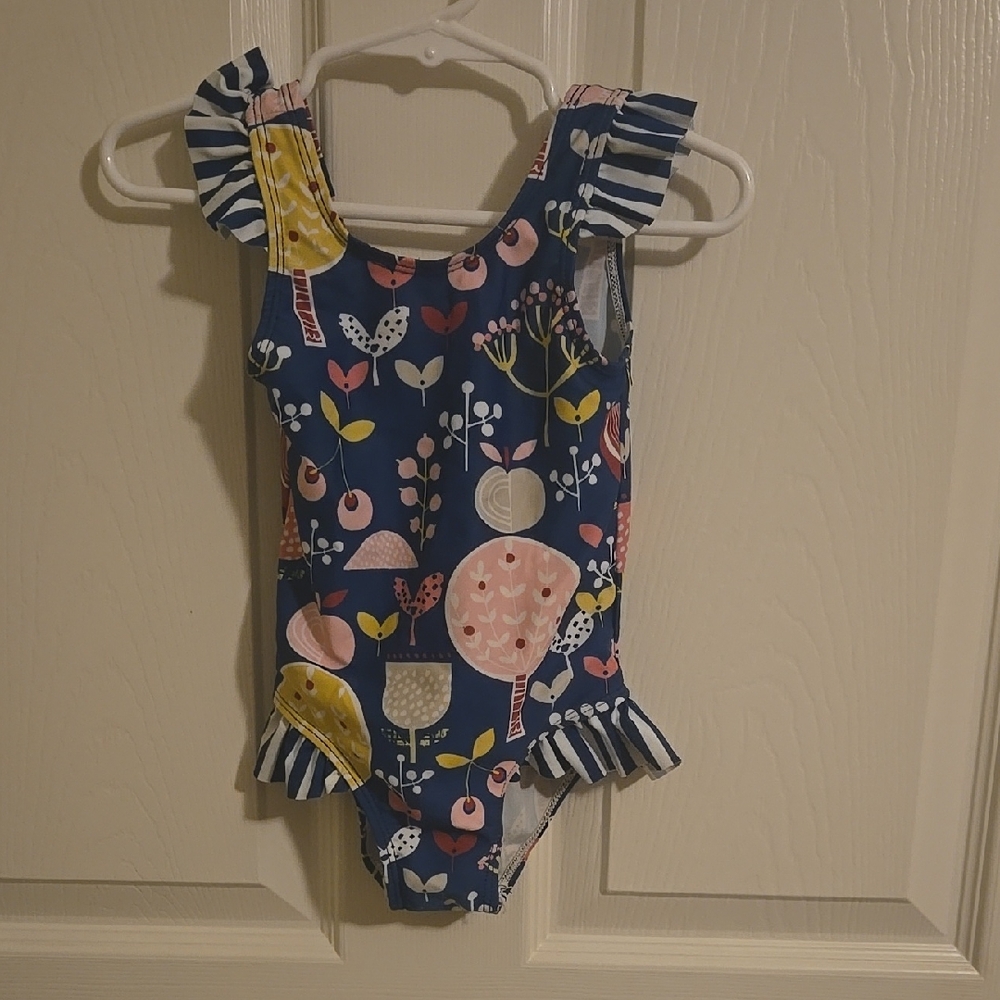 Colorful Patterned Kids Swimsuit